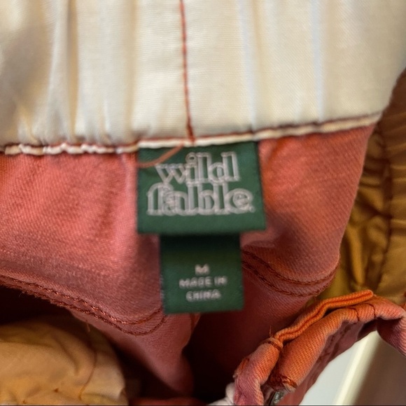 Wild Fable Pink Paper Bag‎ Short with Elastic High Waisted Size: M - Picture 4 of 8